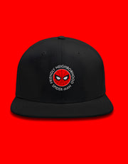 Spider-man embroidered snapback cap - Black